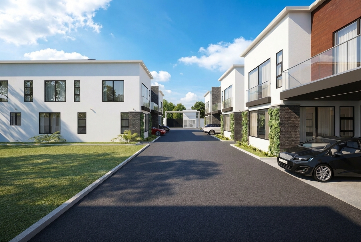 Daytime entrance render