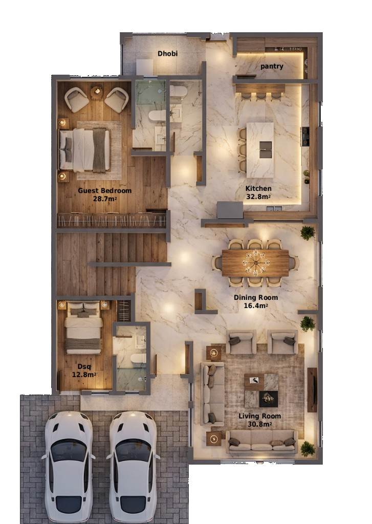 5 bedroom ground floor plan
