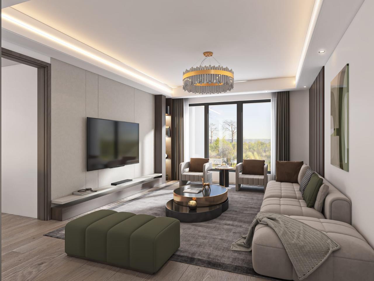 Interior lounge view